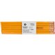 Business Source Woodcase No. 2 Pencils - 2 Lead - Yellow Wood Barrel - 1 Dozen