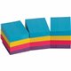 Business Source Extreme Color Adhesive Notes - 1 1/2" x 2" - Rectangle - Unruled - Assorted - Self-adhesive, Repositionable, Sol