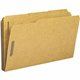 Business Source 1/3 Tab Cut Legal Recycled Fastener Folder - 8 1/2" x 14" - 2 Fastener(s) - Top Tab Location - Assorted Position