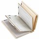 Business Source Letter Recycled Classification Folder - 8 1/2" x 11" - 2" Fastener Capacity - End Tab Location - 2 Divider(s) - 