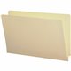 Business Source Straight Tab Cut Legal Recycled End Tab File Folder - 8 1/2" x 14" - End Tab Location - 10% Recycled - 100 / Box