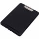 Business Source Storage Clipboard - 8 1/2" x 11" - Plastic - Black - 12 / Carton