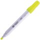 Business Source Chisel Tip Yellow Value Highlighter - Chisel Marker Point Style - Yellow - White Barrel - 1 Dozen