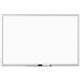 U Brands Melamine Dry Erase Board - 23" (1.9 ft) Width x 35" (2.9 ft) Height - White Melamine Surface - Silver Aluminum Frame - 