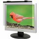 Business Source 19"-20" Monitor Antiglare Filter Black - For 19" Widescreen LCD, 20" Monitor - 16:10 - Acrylic - Anti-glare - 1