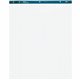 Business Source Quad Easel Pad - 50 Sheets - 15 lb Basis Weight - 27" x 34" - White Paper - Perforated - 4 / Carton