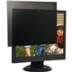 Business Source 17" Monitor Blackout Privacy Filter Black - For 17"LCD Monitor - 5:4 - Anti-glare - 1