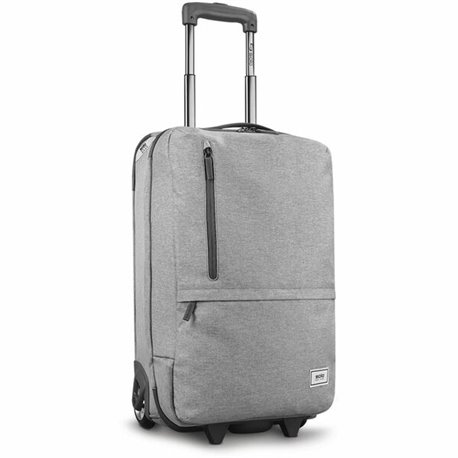 Solo Re:treat Travel/Luggage Case (Carry On) Travel Essential - Gray - Handle - 22" Height x 14" Width x 7" Depth - 1 Each