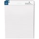 Business Source 25"x30" Lined Self-stick Easel Pads - 30 Sheets - 25" x 30" - White Paper - Cardboard Cover - Self-stick - 2 / C