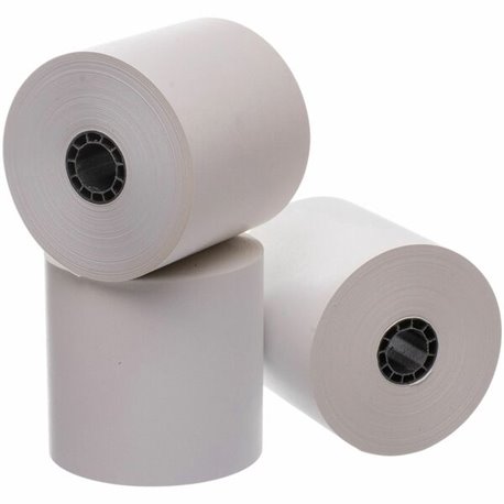 Business Source Thermal Paper - 2 1/4" x 165 ft - 48 g/m&178 Grammage - Smooth - 3 / Pack - White