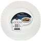 Classicware 10-1/4" Heavyweight Plates - Picnic, Party - Disposable - 10.3" Diameter - White - Plastic Body - 12 / Pack