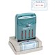 Xstamper VersaDater Pre-inked FAX Date Stamp - Message/Date Stamp - "FAXED" - 1.31" Impression Width x 2.12" Impression Length -