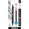 Zebra Steel 7 Series X-701 Retractable Ballpoint Pen - Fine Pen Point - 0.7 mm Pen Point Size - Refillable - Retractable - Stain