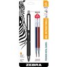 Zebra Pen STEEL 3 Series G-350 Retractable Gel Pen - 0.7 mm Pen Point Size - Refillable - Retractable - Black Gel-based Ink - Me