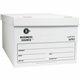 Business Source Lift-off Lid Light Duty Storage Box - External Dimensions: 15" Width x 24" Depth x 10"Height - Media Size Suppor