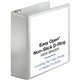 Business Source Locking D-Ring View Binder - 4" Binder Capacity - Letter - 8 1/2" x 11" Sheet Size - 775 Sheet Capacity - D-Ring