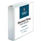 Business Source Basic D-Ring White View Binders - 2" Binder Capacity - Letter - 8 1/2" x 11" Sheet Size - D-Ring Fastener(s) - P