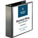 Business Source Basic D-Ring View Binders - 3" Binder Capacity - Letter - 8 1/2" Sheet Size - D-Ring Fastener(s) - Polypropylene