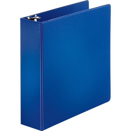 Business Source Basic Round Ring Binders - 3" Binder Capacity - Letter - 8 1/2" x 11" Sheet Size - Round Ring Fastener(s) - Viny