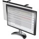 Business Source LCD Monitor Privacy Filter Black - For 24" Widescreen LCD Monitor - 16:10 - Acrylic - Anti-glare - 1