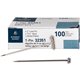 Business Source High Quality Steel T-pins - 0.56" Head - 2" Length x 0.6" Width - 100 / Box - Silver - Steel