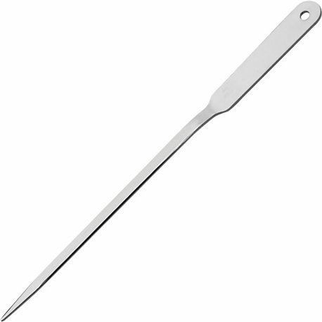 Business Source Nickel-Plated Letter Opener - 9" Length - Desktop - Silver - 1 Each