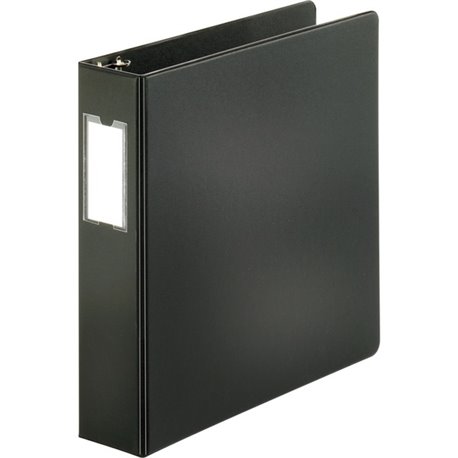 Business Source Slanted D-ring Binders - 2" Binder Capacity - 3 x D-Ring Fastener(s) - 2 Internal Pocket(s) - Chipboard, Polypro