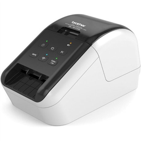 Brother QL-810W Wireless Label Printer - Direct Thermal - Monochrome - Prints amazing Black/Red labels using DK-2251. Print labe