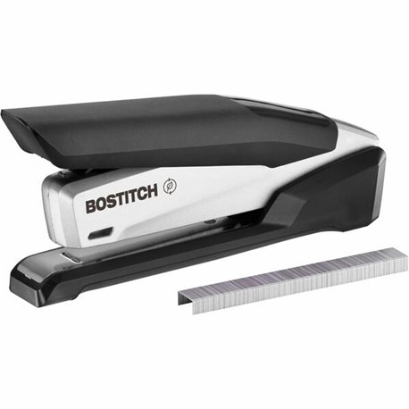 Bostitch InPower Spring-Powered Antimicrobial Desktop Stapler - 28 Sheets Capacity - 210 Staple Capacity - Full Strip - 4.50" Th