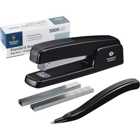 Business Source Standard Stapler Value Pack - 20 Sheets Capacity - 210 Staple Capacity - Full Strip - Top Loading - 1 / Pack - B