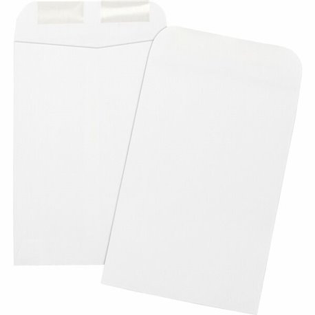 Business Source Durable Open-End Catalog Envelopes - Catalog - 1 3/4 - 6 1/2" Width x 9 1/2" Length - 24 lb - Gummed - Wove - 50