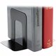 Business Source Heavy-gauge Steel Book Supports - 5.3" Height x 5" Width x 4.8" DepthDesktop - Non-skid Base, Scratch Resistant,