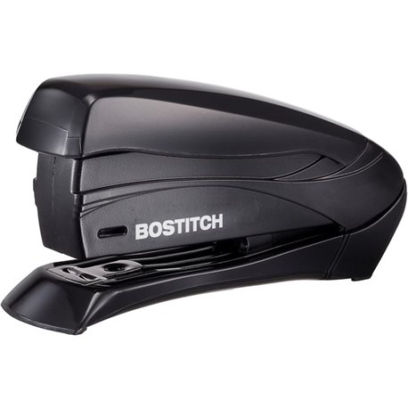 Bostitch Inspire 15 Spring-Powered Compact Stapler - 15 Sheets Capacity - 105 Staple Capacity - Half Strip - 1/4" Staple Size - 