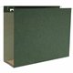 Business Source 1/5 Tab Cut Legal Recycled Hanging Folder - 8 1/2" x 14" - 3" Expansion - Standard Green - 10% Recycled - 25 / B