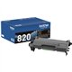 Brother Genuine TN820 Mono Laser Black Toner Cartridge - Laser - Standard Yield - 3000 Pages - Black - 1 Each