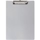 Business Source Aluminum Clipboard - 8 1/2" x 11" - Aluminum - Silver - 1 Each