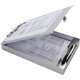 Business Source Storage Clipboard - Storage for 50 Document - 8 1/2" x 11" - Silver - 1 Each