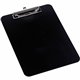 Business Source Shatterproof Clipboard - 8 1/2" x 11" - Plastic - Black - 1 Each