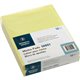 Business Source Glued Top Ruled Memo Pads - Letter - 50 Sheets - Glue - 16 lb Basis Weight - Letter - 8 1/2" x 11" - Canary Pape