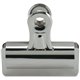 Business Source Bulldog Grip Clips - No. 4 - 3" Width - for Paper - Heavy Duty - 12 / Box - Silver