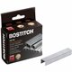 Bostitch Heavy-Duty Staples - 125 Per Strip - High Capacity - 3/8" Leg - 1/2" Crown - Holds 65 Sheet(s) - Silver - 2.5" Height x