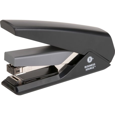 Business Source Full Strip Flat-Clinch Stapler - 30 of 20lb Paper Sheets Capacity - 210 Staple Capacity - Full Strip - 1/4" Stap