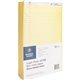 Business Source Legal Pads - 50 Sheets - 0.34" Ruled - 16 lb Basis Weight - Legal - 8 1/2" x 14" - Canary Paper - Micro Perforat