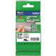 Brother P-touch TZ Laminated Security Tape - 45/64" Width x 26 1/5 ft Length - Removable Adhesive - Thermal Transfer, Direct The
