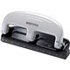 Bostitch EZ Squeeze 20 Three-Hole Punch - 3 Punch Head(s) - 20 Sheet - 9/32" Punch Size - 4.4" x 2" - Black, Silver