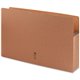 Business Source Legal Recycled File Pocket - 8 1/2" x 14" - 5 1/4" Expansion - Redrope - Redrope - 30% Recycled - 10 / Box