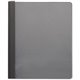 Business Source Letter Report Cover - 8 1/2" x 11" - 100 Sheet Capacity - 3 x Prong Fastener(s) - Black - 25 / Box