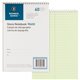 Business Source Steno Notebook - 60 Sheets - Coilock - Gregg Ruled Margin - 6" x 9" - Green Tint Paper - Stiff-back, Sturdy - 1 