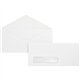 Business Source No. 10 Diagonal Seam Window Envelopes - Single Window - 10 - 4 1/8" Width x 9 1/2" Length - 24 lb - Gummed - Wov