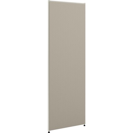 HON Verse HBV-P7236 Panel - 36" Width x 72" Height - Metal, Plastic, Fabric - Light Gray, Gray